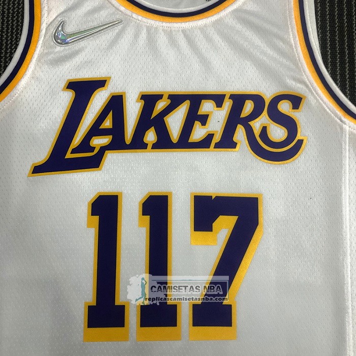 Camiseta Los Angeles Lakers x X-BOX Master Chief NO 117 Blanco